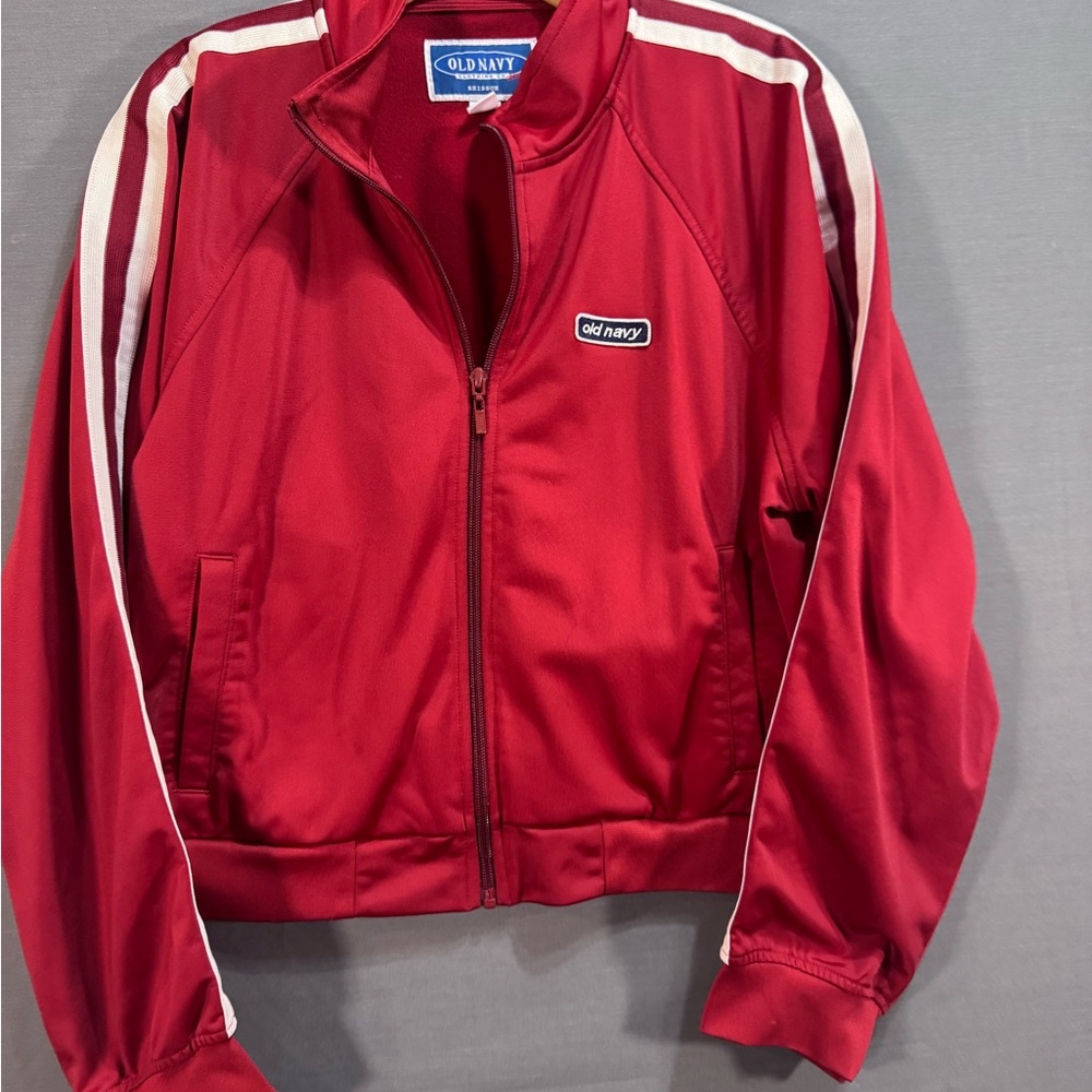 Old Navy Red Track Jacket